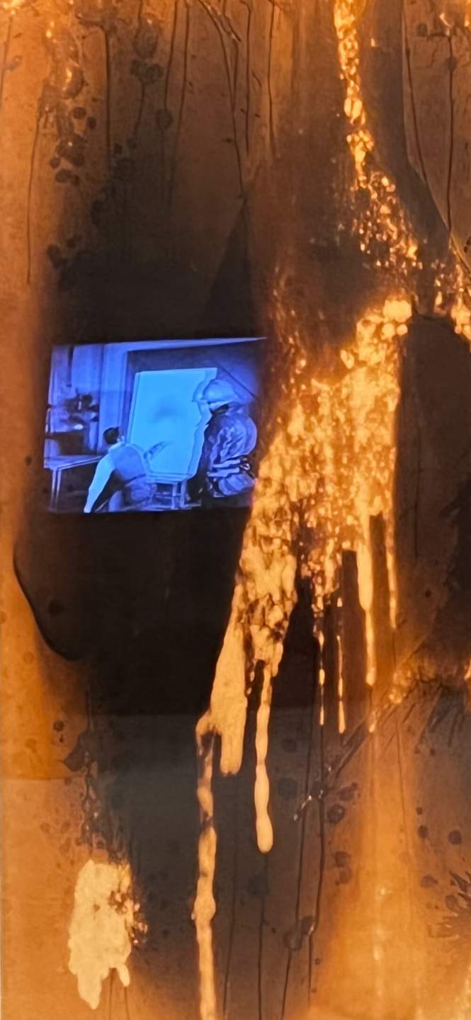 Yves Klein reflection, On Fire at Fondazione Cini